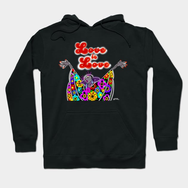 LOVE IS LOVE YZMA Hoodie by ART by RAP